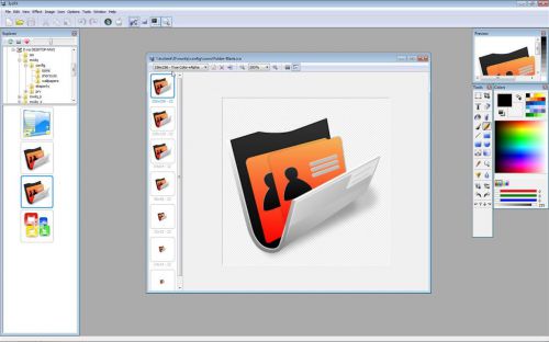 نرم افزار طراحی و ویرایش آیکون ها IcoFX 2.11